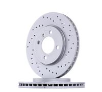 2x ZIMMERMANN Sport Coat Z Disque de frein Avant pour BMW 3 Berline (E30) 260mm