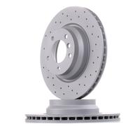 2x ZIMMERMANN Sport Coat Z Disque de frein Avant pour BMW 3 Berline (E90) 330mm