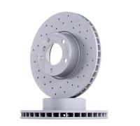 2x ZIMMERMANN Sport Coat Z Disque de frein Avant pour BMW 5 Berline (E39) 324mm