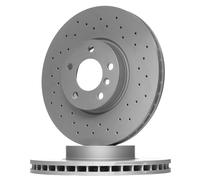 2x ZIMMERMANN Sport Coat Z Disque de frein Avant pour BMW X5 (E70) X5 (F15, F85)