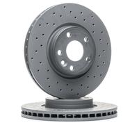 2x ZIMMERMANN Sport Coat Z Disque de frein Avant pour FORD S-Max Mk1 (WA6) 300mm