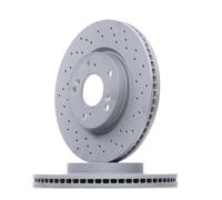 2x ZIMMERMANN Sport Coat Z Disque de frein Avant pour HONDA CIVIC X 3/5 portes