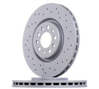 2x ZIMMERMANN Sport Coat Z Disque de frein Avant pour JEEP CHEROKEE (KL) 330mm