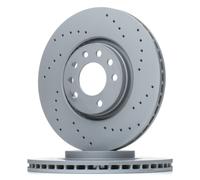 2x ZIMMERMANN Sport Coat Z Disque de frein Avant pour OPEL Zafira B (A05) 308mm