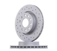 2x ZIMMERMANN Sport Coat Z Disque de frein Avant pour VW Golf V 3/5 portes (1K1)