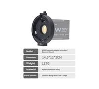 2X ZSYB Adaptateur de Monture Bowens pour Baïonnette Bowens pour Éclairage de Remplissage ZSYB/Zhiyun