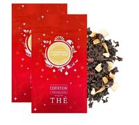 2x100 grammes de thé Oolong de Noël aux notes de brioche et d'agrumes | Panettone de la Mère Noël COMPTOIR FRANCAIS DU THE