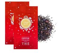2x100g de Thé noir de Noël en vrac aux notes de Cerise pour réchauffer les longues journées d'hiver | Etoile du 25 - COMPTOIR FRANÇAIS DU THÉ