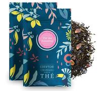 2x100g de Thé Noir et Vert au Fruit de la Passion - Délicieux Chaud ou Glacé | Thé Des Amoureux COMPTOIR FRANÇAIS DU THÉ