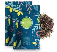 2x100g de Thé vert aromatisé à la Mirabelle - Délicieux Chaud ou Glacé | Mira-Bella COMPTOIR FRANÇAIS DU THÉ