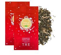 2x100g de Thé Vert en vrac aux notes d'Orange et de Mandarine | Féérie de Noël - COMPTOIR FRANÇAIS DU THÉ