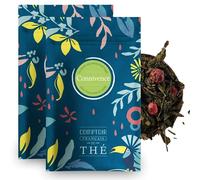 2x100g de Thé vert Sensha aux saveurs Fruits rouges relevé d’une pointe de Vanille| Connivence COMPTOIR FRANÇAIS DU THÉ