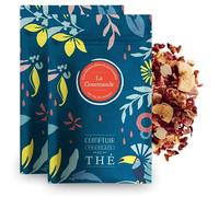 2x100g d'Infusion gourmande à la Banane - Délicieuse Chaude ou Glacée | La Gourmande COMPTOIR FRANÇAIS DU THÉ