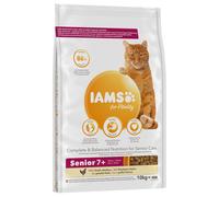 2x10kg Iams Senior Poulet - Croquettes Pour Chat