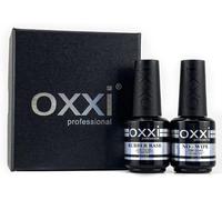 2x15ml Rubber Base,No Wipe Top Coat Gel Nail Polish