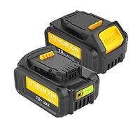 2X18V 5,0Ah DCB184 pour Dewalt Batterie de Remplacement pour Dewalt Batterie 18V DCB184 DCB200 DCB182 DCB180 DCB181 DCB182 DCB201 avec Indicateur LED Outils Électriques