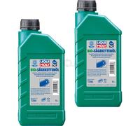 2X1LITRE LIQUI MOLY BIO Huile De Chaîne De Scie 1280 Huile De Chaîne