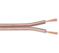 2x2.5mm² - - transparent Speaker Cable 50m Anneau CCA