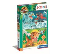 Clementoni Puzzles Jurassic World 2 x 20 pièces