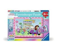 Ravensburger Puzzle enfant Gabby's Dollhouse - Prêt à faire la fête - Lot 2x24 pièces - 2 posters