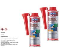 2x250ml LIQUI MOLY Nettoyant Système Diesel Additif Carburant Liquide