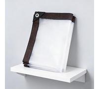 2x2m, 3x6m, 8x8m, Bâche Résistante Transparente for Serre, Bâche Imperméable, Toile Cirée en Plastique, Idéale for Les Petits Patios, Porches Et Extérieurs(10x10 ft(3x3m))