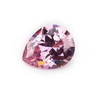 2X3-13X18mm Pierre CZ lâche coupe poire 5A Différentes couleurs pierres synthétiques pour bijoux, 6x8mm 20pcs, Zircone cubique