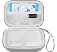 2x3 Photo Printer Hard Enclosure,Mini Portable Instant Printer Box,Photo Paper Net Bag,Cable,Grey (Case Only)