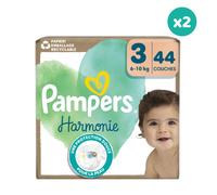 2x44 Couches Harmonie - Taille 3 - Pampers