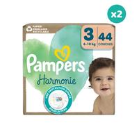 2x44 Couches Harmonie - Taille 3 - Pampers