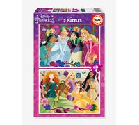 Puzzle 2 x 48 - Princesses disney