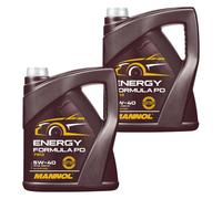 2x5 Litre Mannol Énergie Formula Pd 5W-40 huile moteur Api Sn Acea C3 MB GM VW