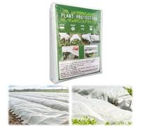 2x5m Couverture Végétale en Tissu Non Tissé Réutilisable, 35gsm Bâche de Protection Contre Le Gel Horticole Lourde, Voile Hivernage Antigel d'hiver pour Jardin Oiseaux Insectes