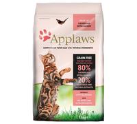 2x7,5kg Applaws Poulet/Saumon Croquettes Pour Chat