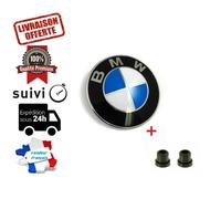 2X82MM diamètre logo capot métallique devant, logo de capot avant pour la plupart des modèles BMW