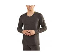 (2XL,Male Gray)Thermal Underwear Men Winter Women Long Johns Sets Fleece Keep Warm In Cold Weat