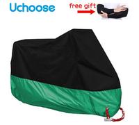 2xl Pour 211cm 220cm - Protector De Tela Para Motocicleta, Cubierta Universal Con Protección Uv Para Motos, Funda Protectora Resistente Al Agua Y Al Polvo, Accesorio Con Bloqueo De Motor Para Exterior