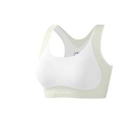 (2XL57.5-65kg,Green)Seamless Breathable Sports Bra For Teenager Girls Shoulder beautiful back Underwear student shockproof Support Tops Vest