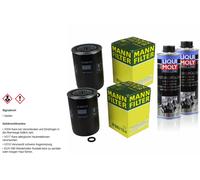 2xMANN-FILTER Ölfilter-w 940/15 N + 2xLIQUI Moly Pro-Line Nettoyant Moteur