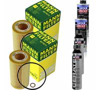 2xMANN Ölfilter-hu 718/1 Z + 2xLiqui Moly Pro-Line Nettoyant Moteur / 2x Cera