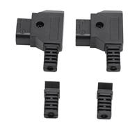2xPCS DTAP, Prise D-Tap Mâle Bricolage pour Câble d'alimentation de Plate-Forme DSLR, Batterie de Verrouillage V V-Mount, Batterie D'appareil Photo DSLR