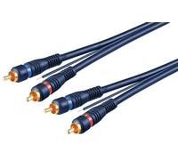 2xRCA/ 2x RCA câble OFC haute qualité 5m/ + chargeur de 50175