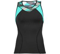 2xu Active Tri Singlet Femme Noir - Tenues manches courtes et singlet de triathlon femmes M