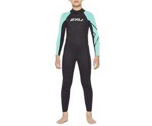 2XU Cw6569-Propel Combinaison de plongée Unisexe-Adolescents, Noir/Oasis, L
