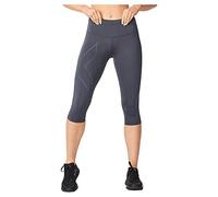 2XU Light Speed Mid-Rise Comp3/4 Pantalon de Compression, India Ink/Ink Reflective, XS Femme