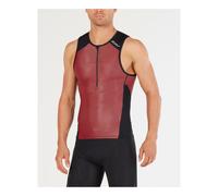 2xu Perform Tri Singlet Homme Noir - Tenues manches courtes et singlet de triathlon hommes M