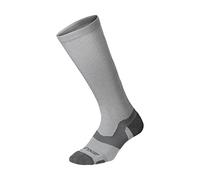 2XU UK Vectr Merino Light Cushion Full Length Chaussettes Homme, Gris, Size L1