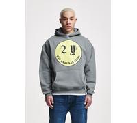 2Y Studios Sweat-shirt 'Smiley' jaune clair / gris / noir, Taille XS