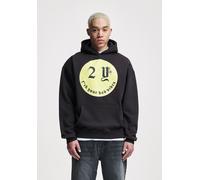 2Y Studios Sweat-shirt 'Smiley' jaune clair / noir, Taille L
