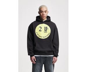 2Y Studios Sweat-shirt 'Smiley' jaune clair / noir, Taille M